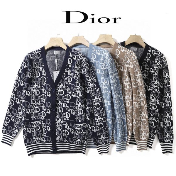 Blue Dior Oblique Cardigan