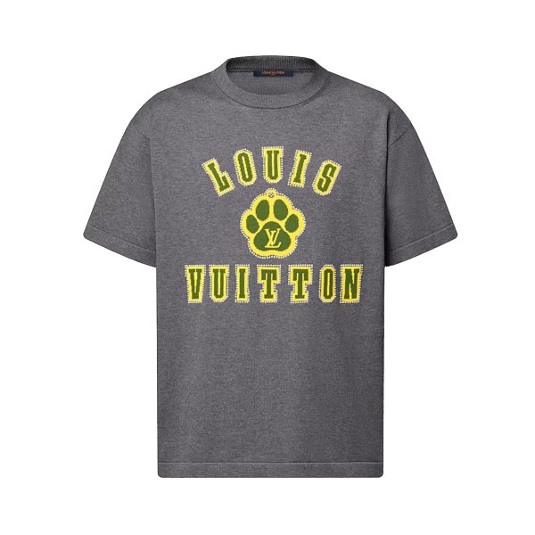 LOUIS VUITTON Embellished Short-Sleeved Cotton Crewneck