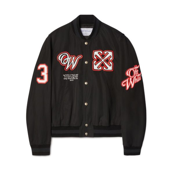 Off-White Black Golf Varsity Jacket