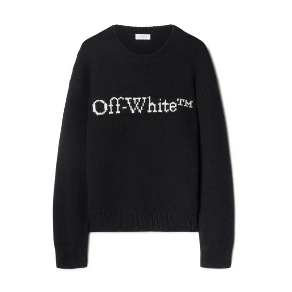 Off-White Big Bookish Chunky Knit Crewneck