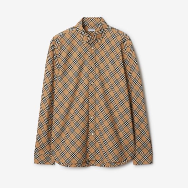 Burberry Check Cotton Shirt New