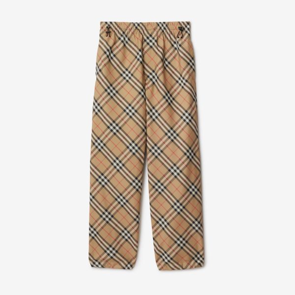Burberry Check Twill Trousers