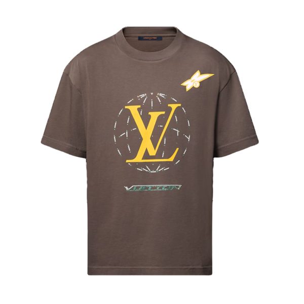 LOUIS VUITTON Washed Embellished Cotton T-Shirt
