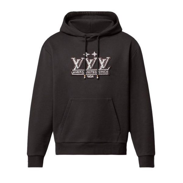 LOUIS VUITTON Pearl-Embellished Hoodie