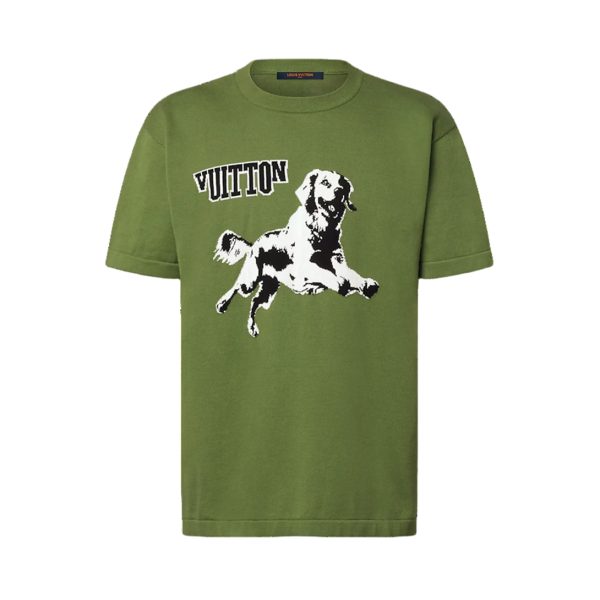 LOUIS VUITTON Short-Sleeved Cotton Crewneck