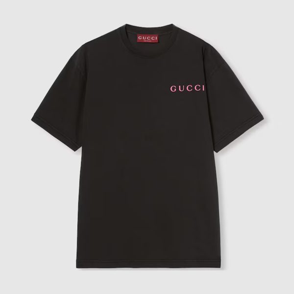 GUCCI PRINTED COTTON JERSEY T-SHIRT