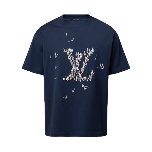LOUIS VUITTON Embroidered Cotton T-Shirt