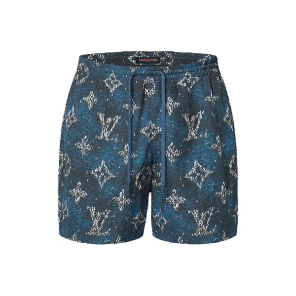 LOUIS VUITTON Printed Monogram Swim Shorts