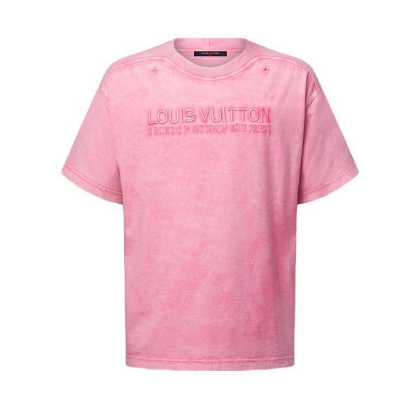 LOUIS VUITTON Washed Ribbed T-Shirt